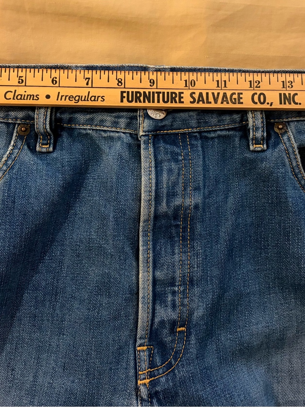 Diesel Industry Denim Division Jeans Men's 38x30 Italy Buttonfly Type RR55 - Picture 6 of 11